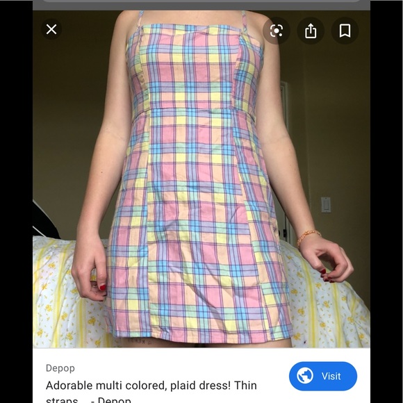 Plaid mini dress - Picture 5 of 5